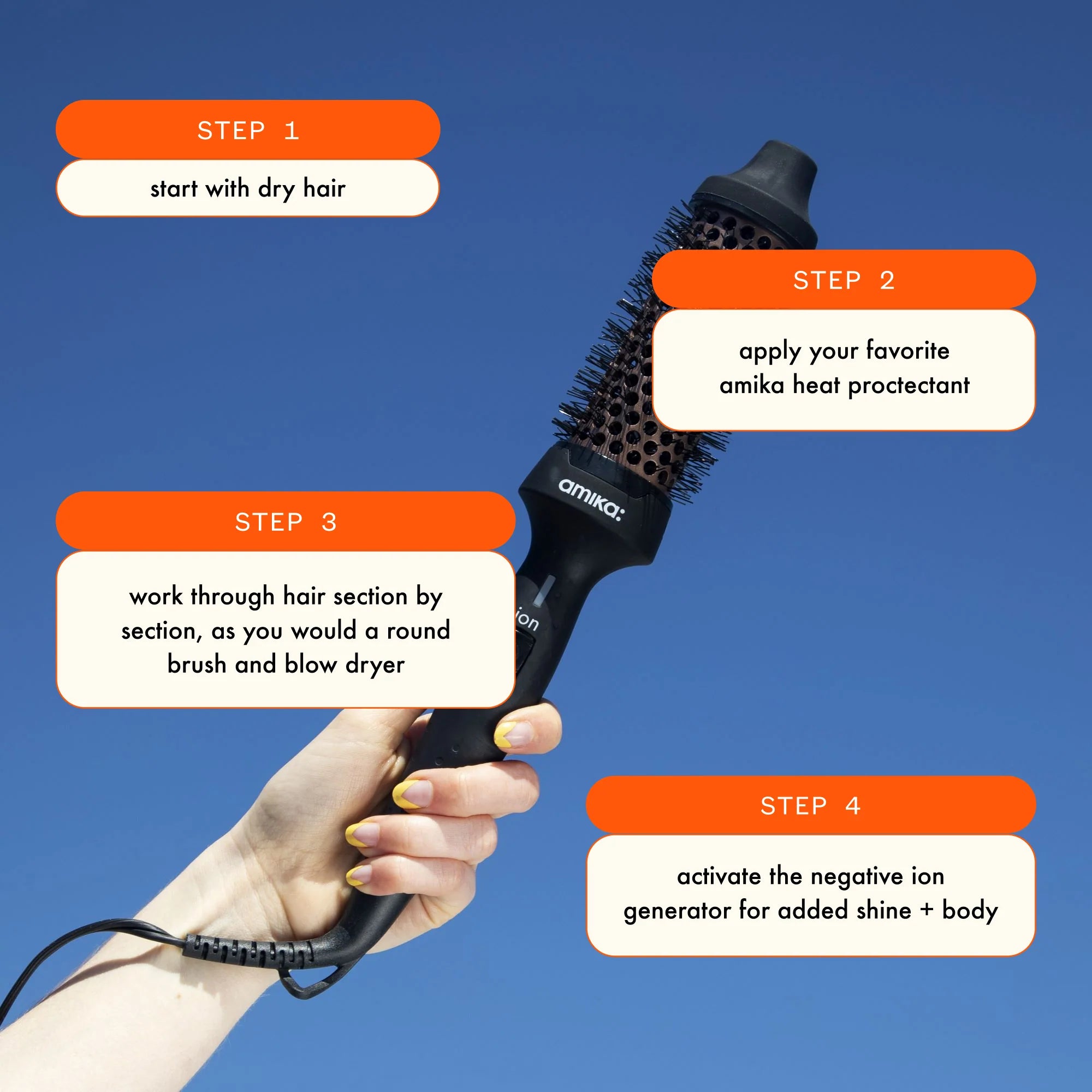 Amika blowout babe thermal iconic hairbrush