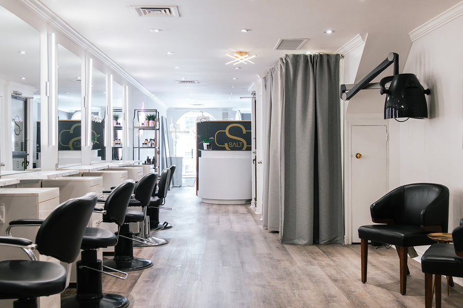 Inside the salon
