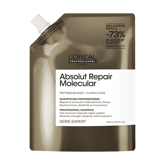 L'Oreal Absolut Repair Molecular Shampoo Refill 500Ml