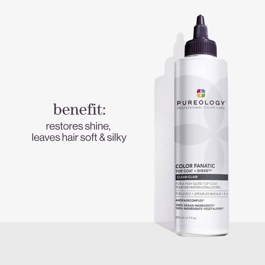 Pureology Color Fanatic Top Coat + Tone Clear