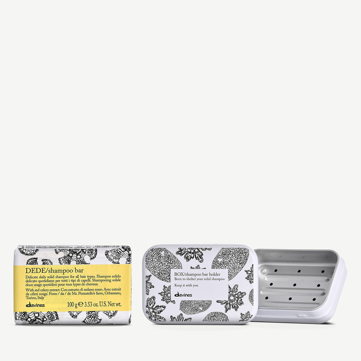 Davines Dede Shampoo Bar And Case