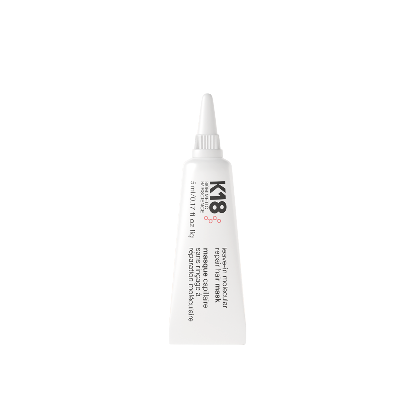 K18 Leave-In Molecular Repair Hair Mask 5 ml/0.17Oz (Tube)