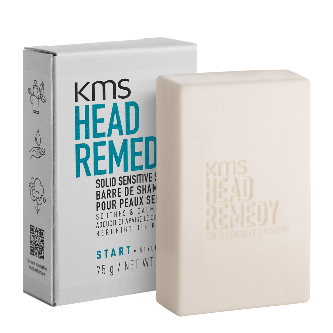 KMS Headremedy Solid Sensitive Shampoo 75G