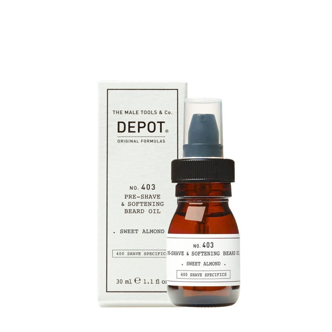 DEPOT® No. 403 Pre-Shave &amp; Softening Beard Oil Fresh Black Pepper