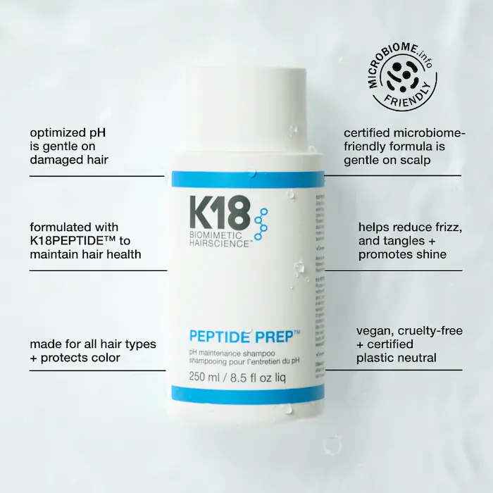 K18 Peptide Prep pH Maintenance Shampoo 250ml/8.5oz