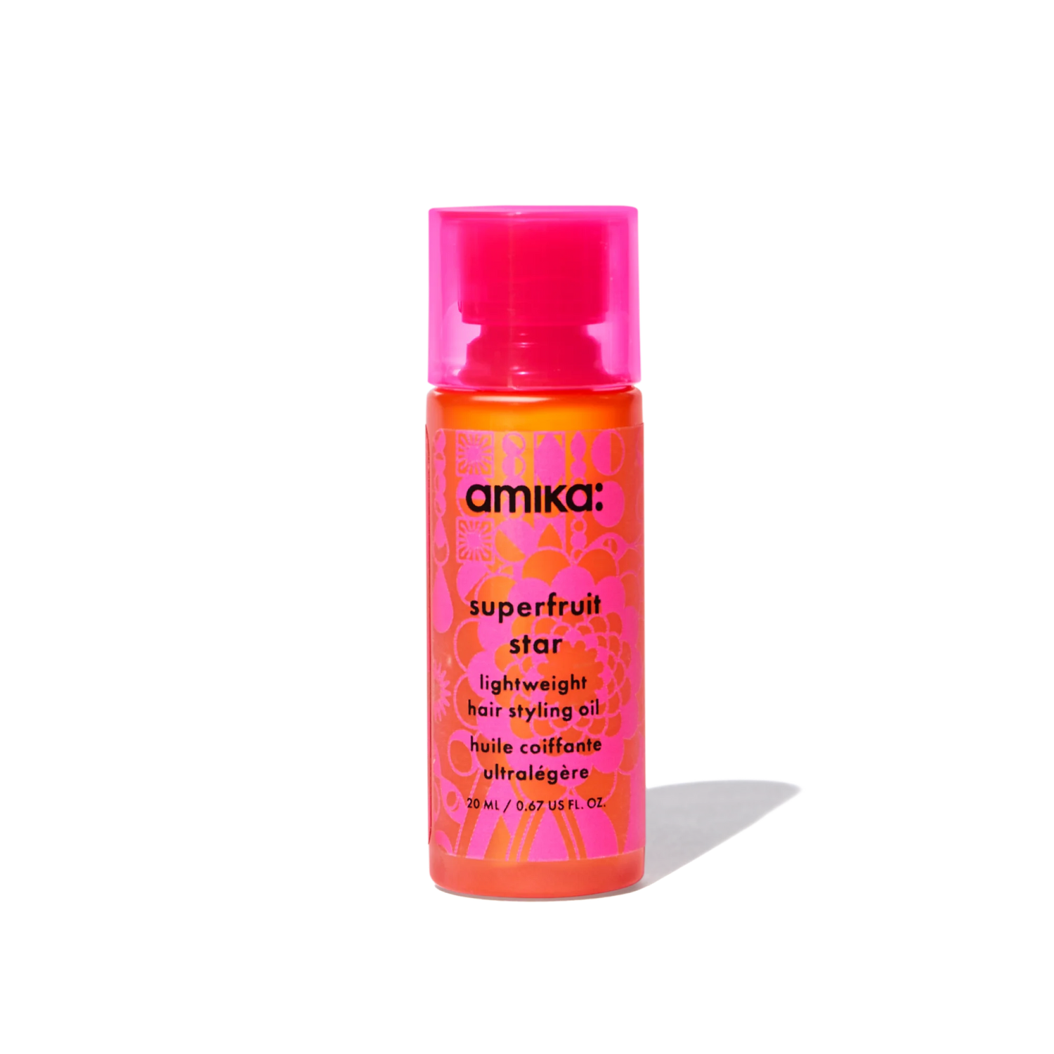 Amika superfruit star lightweight hair styling oil