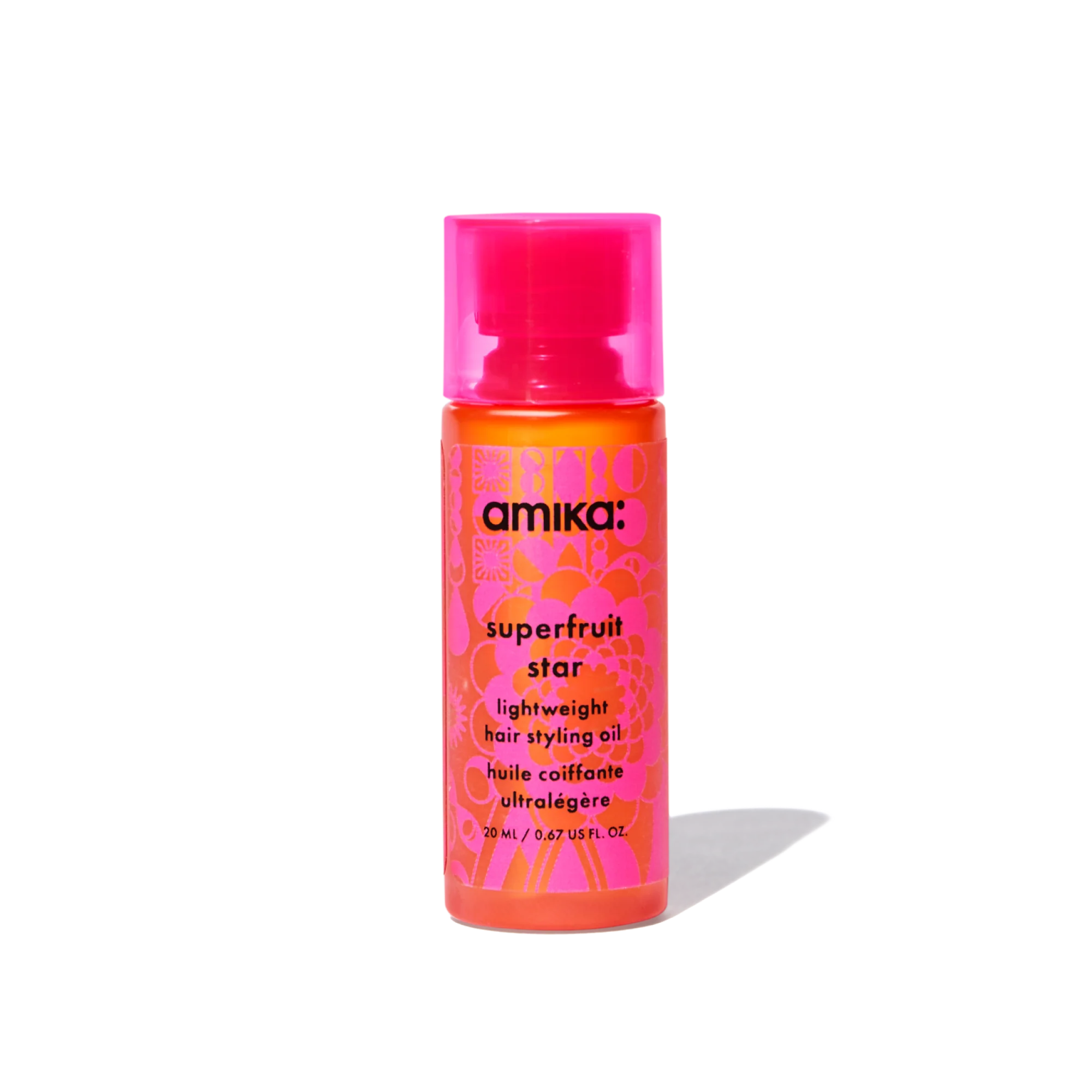 Amika superfruit star lightweight hair styling oil