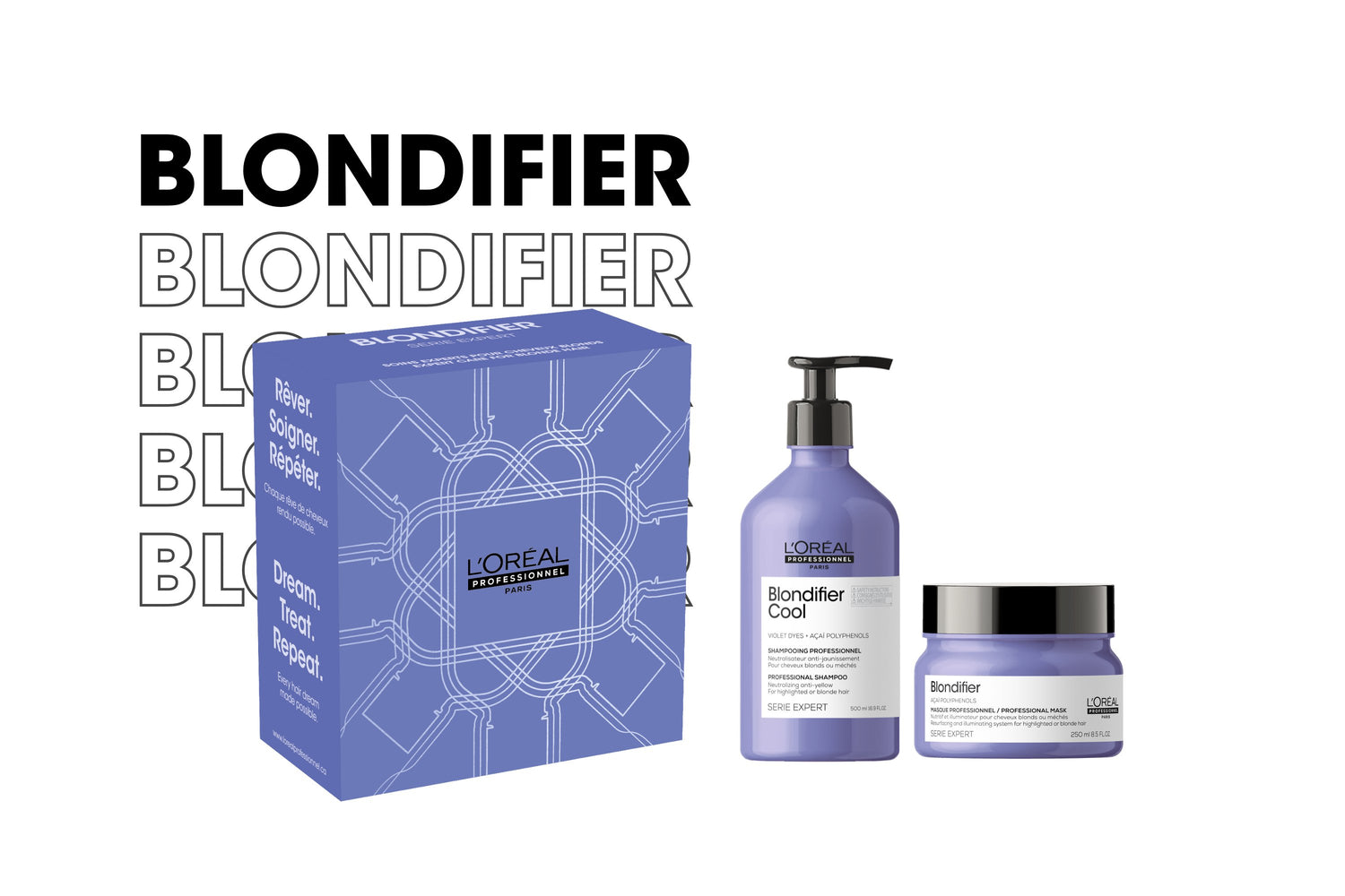 Blondifier Holiday kit for blond hair